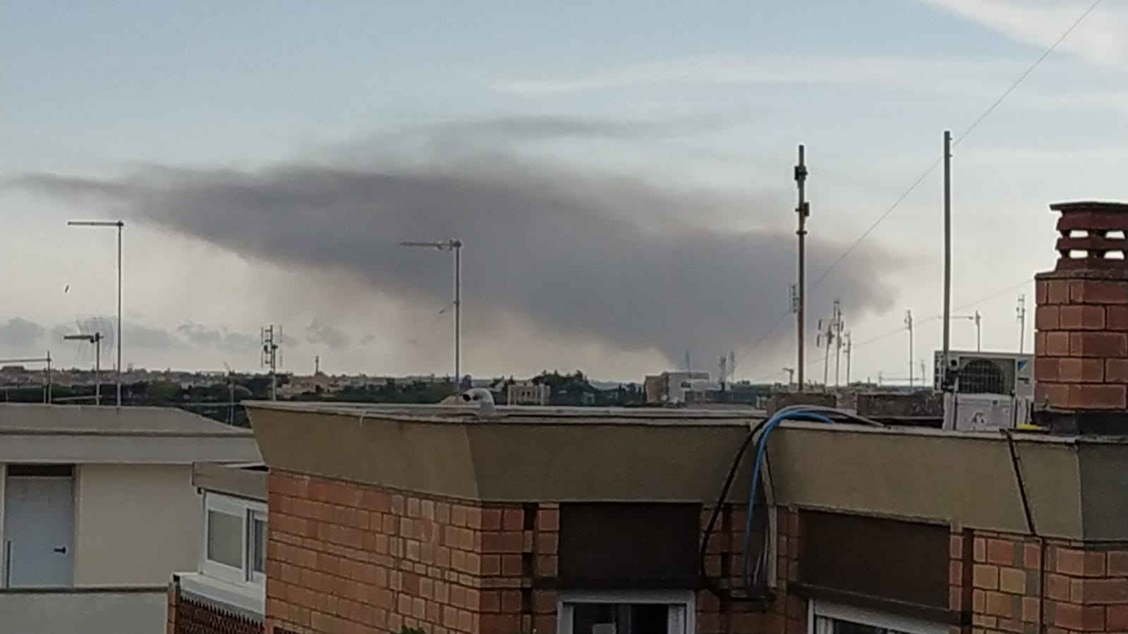 incendio discarica Malagrotta