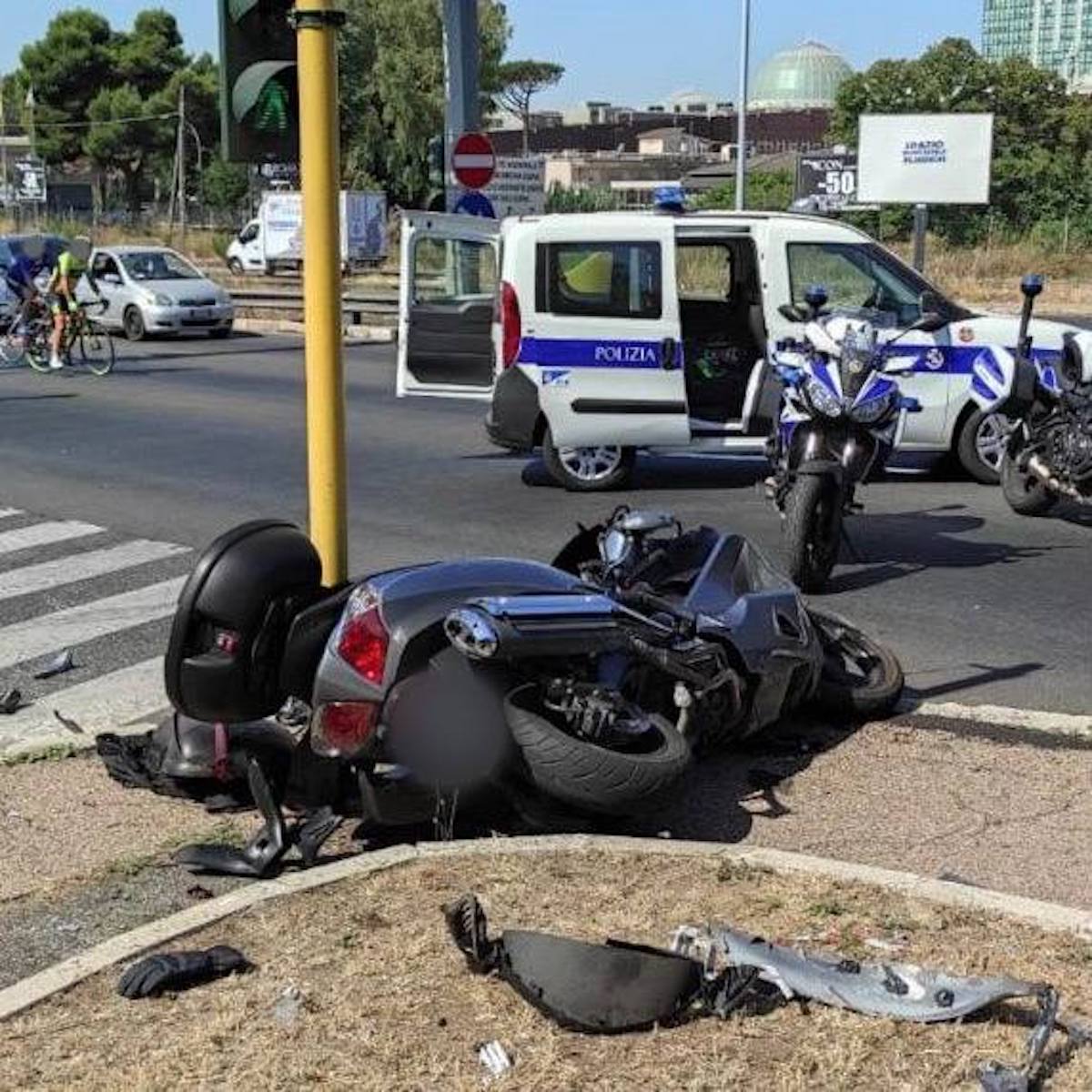 incidente mortale via della Magliana