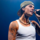Justin Bieber durante un concerto