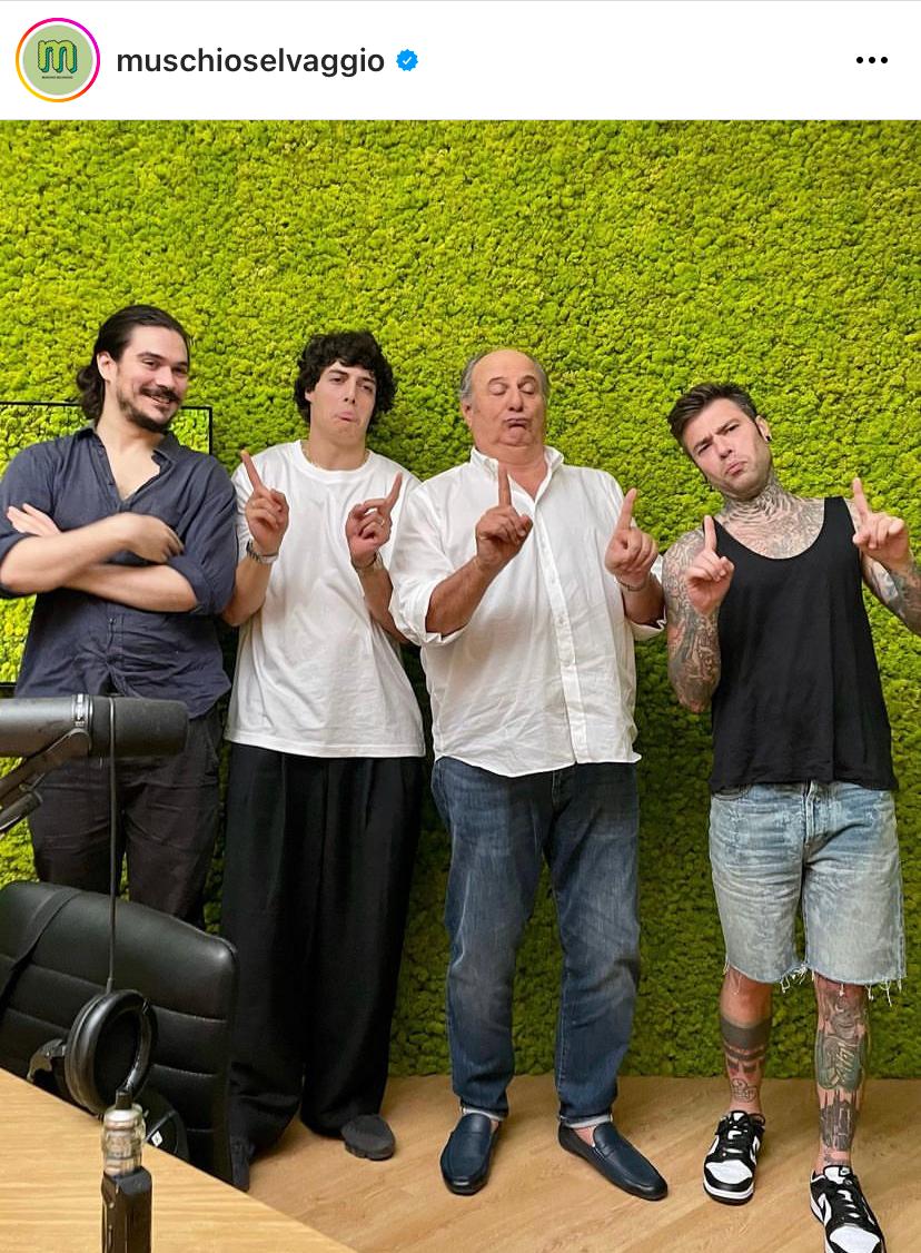 Muschio Selvaggio Gerry Scotti Fedez Luis e Martin Sal