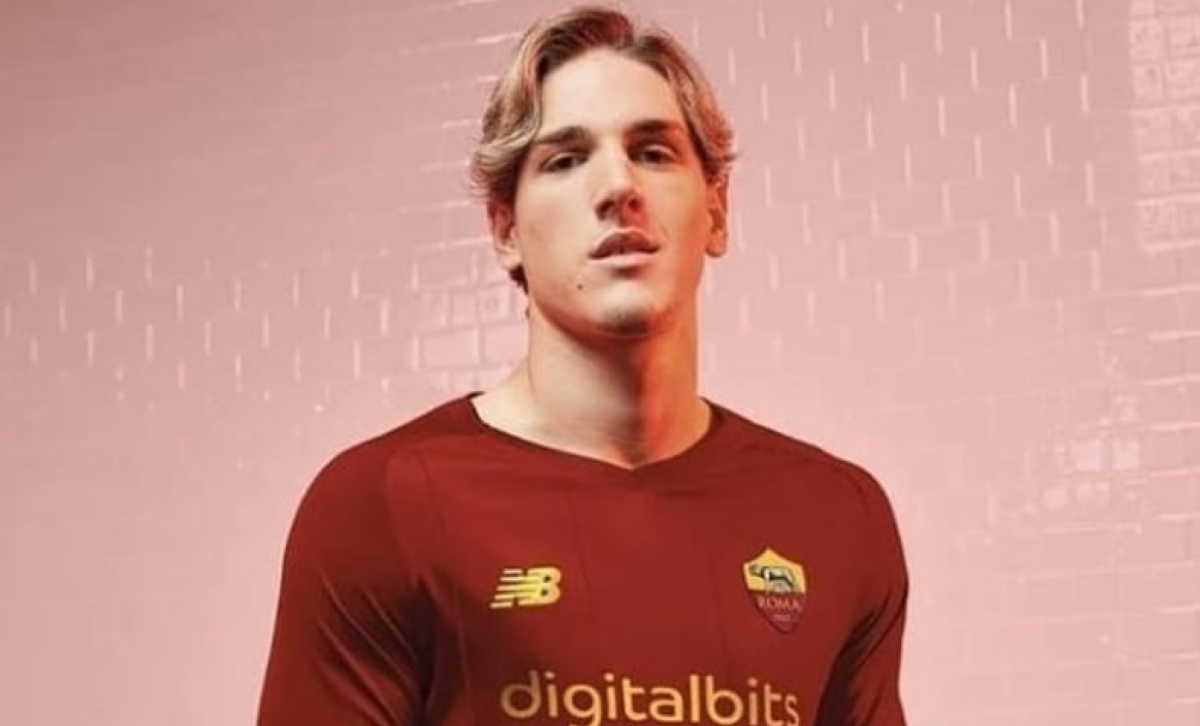 Nicolò Zaniolo prima di una partita