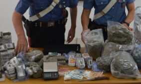 La droga trovata a Pomezia