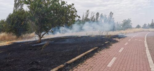 incendio Parco delle Sabine