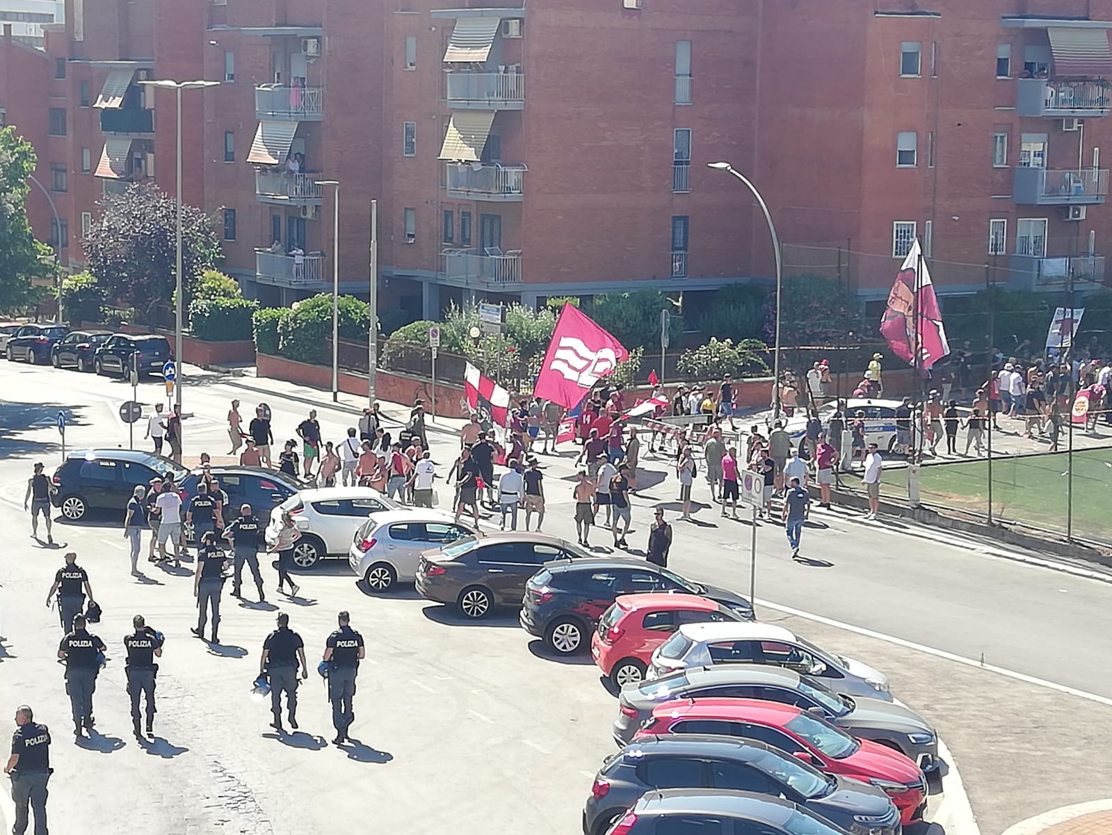 Partita Livorno Pomezia tifosi