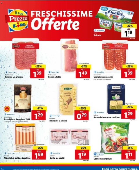 Volantino Lidl offerte