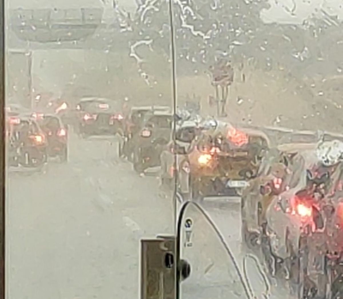 pioggia autostrada a24 roma