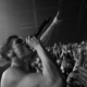Blanco durante un concerto