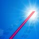 Termometro che segna temperatura