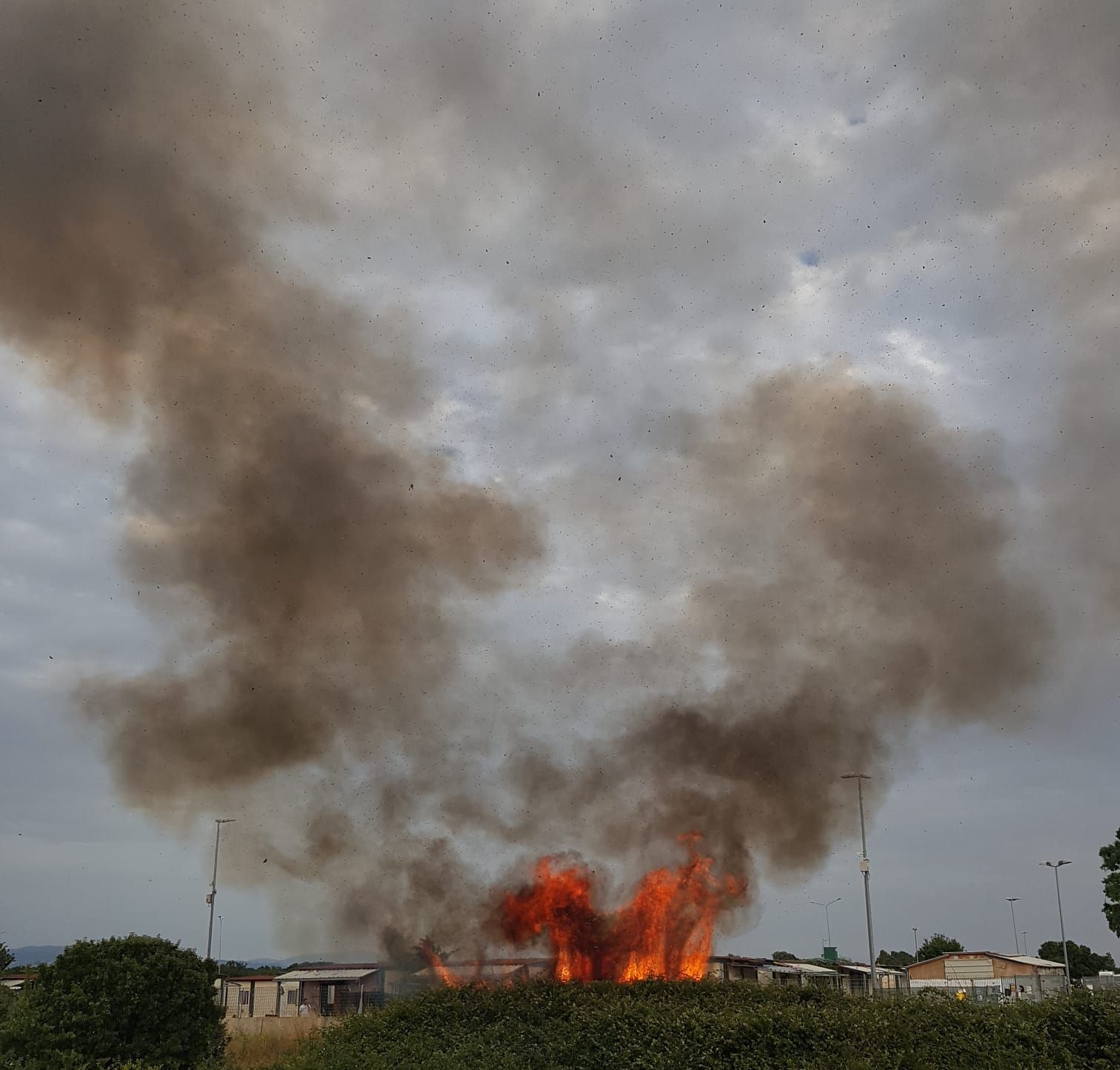 incendio Pontina