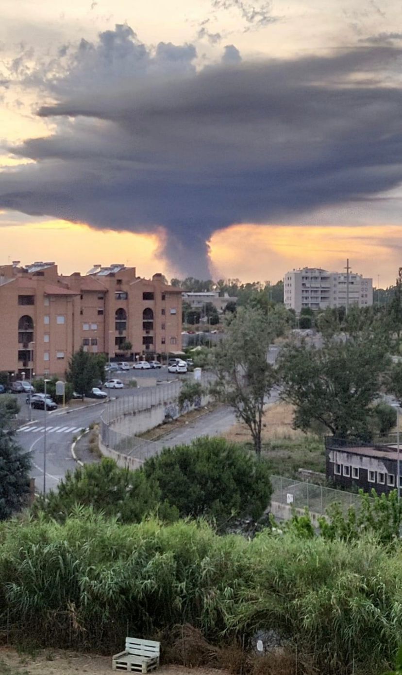 incendio Malagrotta