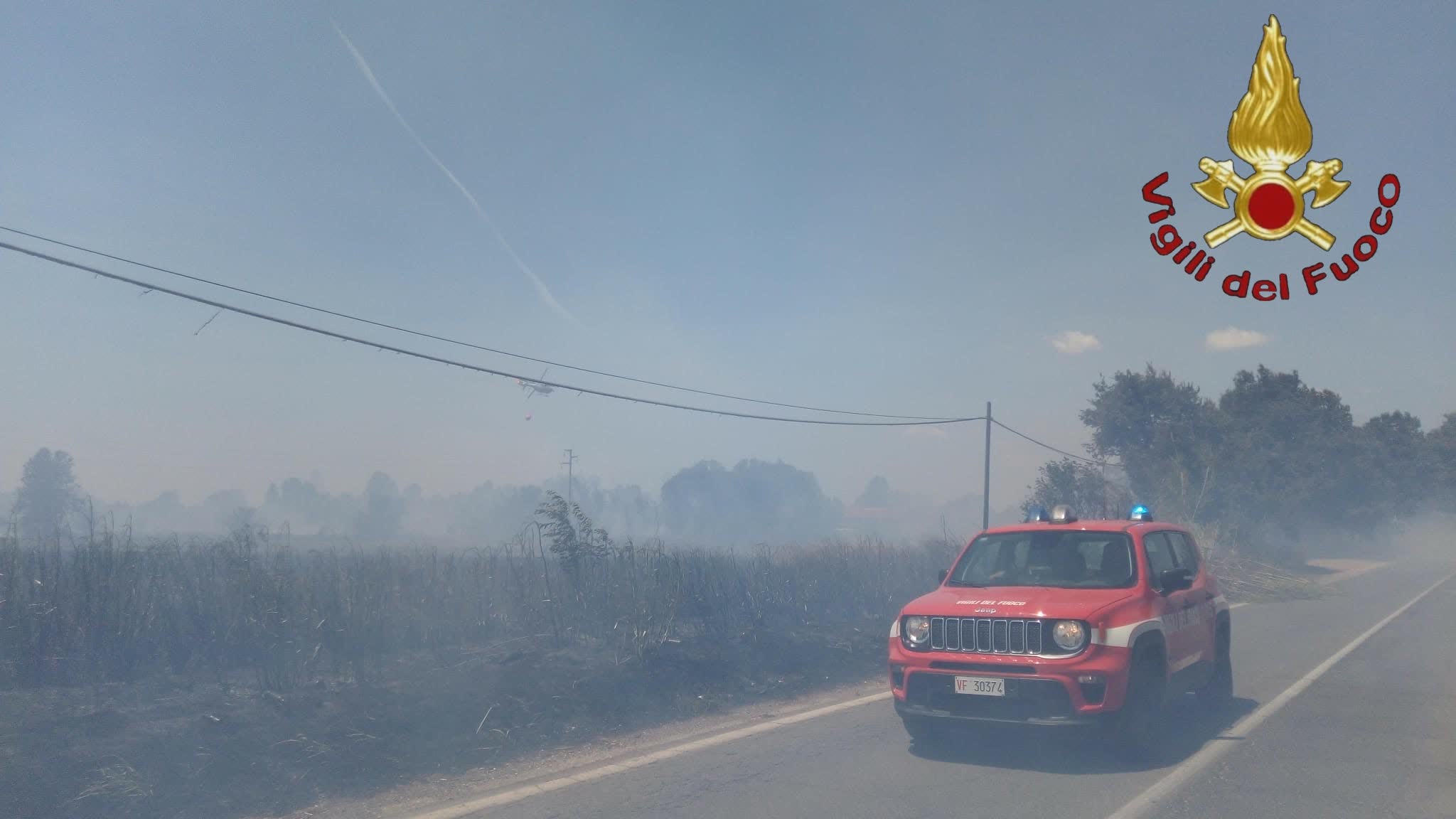 Incendio Muratella oggi