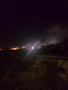 Incendio quintiliani stasera