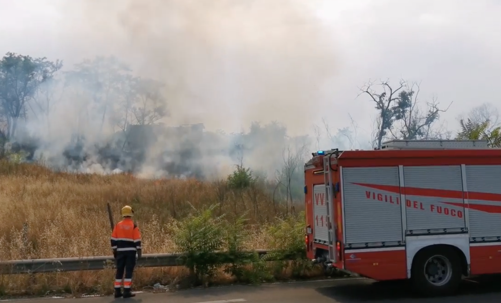 Incendio Viadotto