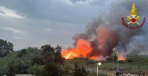 Incendi a Roma ieri e oggi