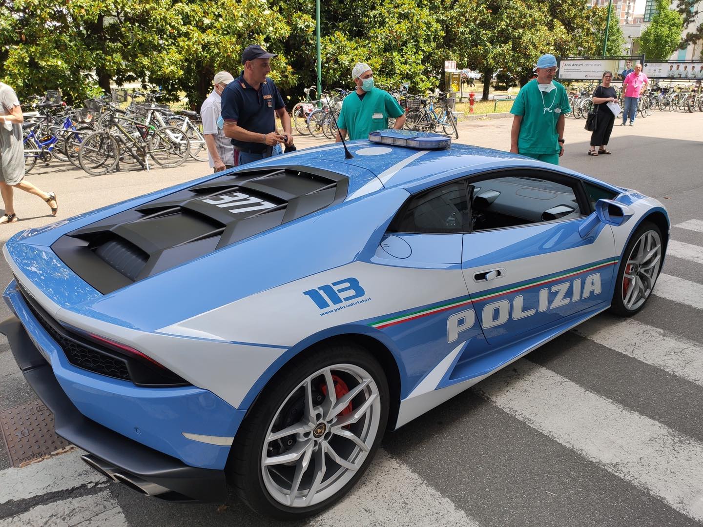 Trasporto fegato da Milano al Lazio in Lamborghini