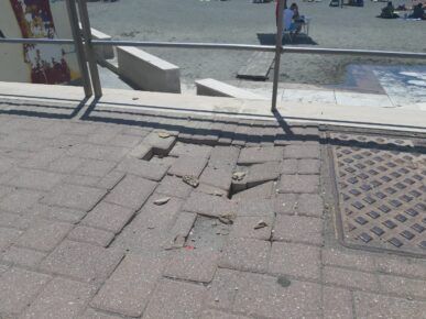 Spiaggia Ostia non accessibile a chi ha difficoltà motorie