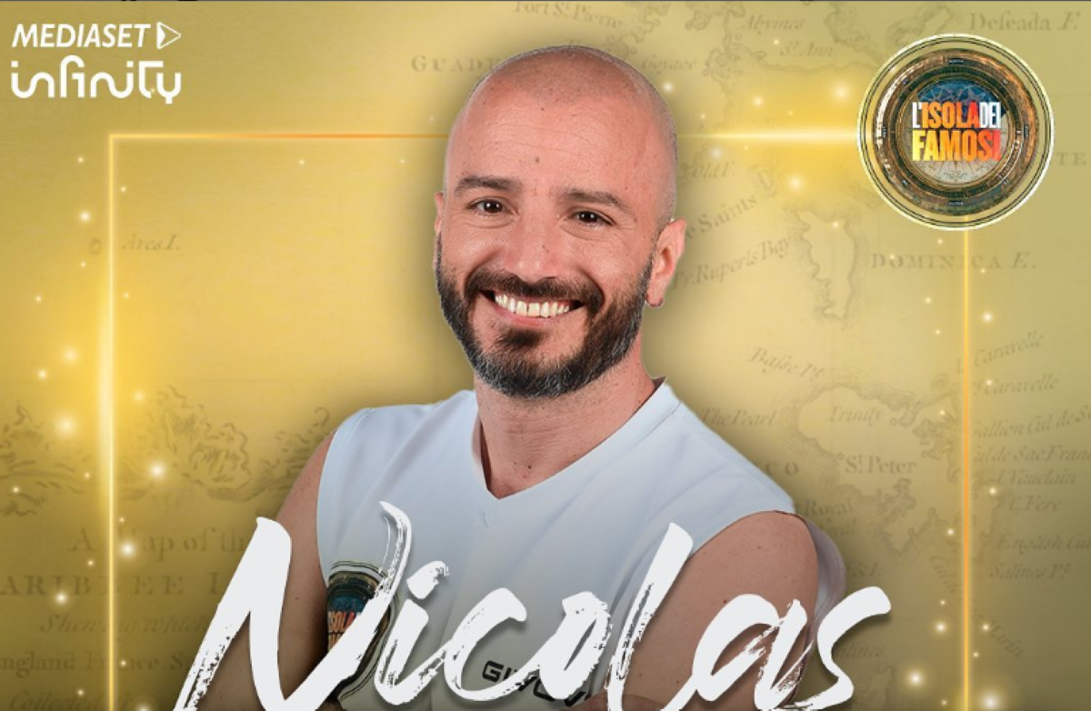 Nicolas Vaporidis che vince l'Isola dei Famosi
