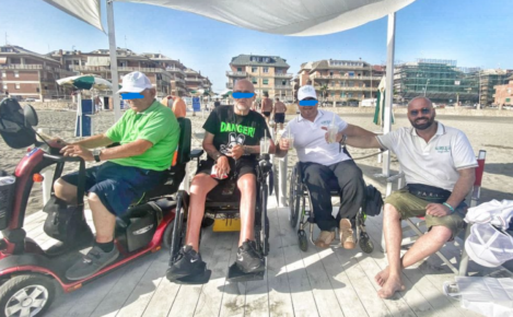 La spiaggia di Ostia Ponente pronta a ospitare le persone con disabilità