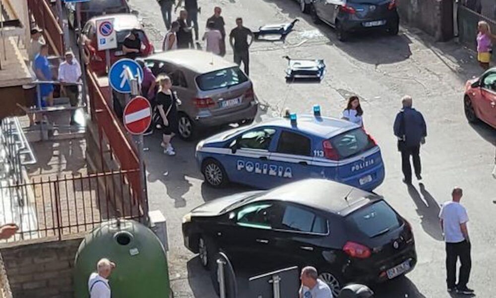 Spari a Torre Angela intervento volanti polizia