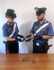 La refurtiva rinvenuta dai Carabinieri