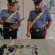 Carabinieri con la merce rubata e recuperata dopo inseguimento a Scauri Minturno