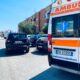 Carabinieri ambulanza per l'aggressione a Roma Anagnina del cassiere