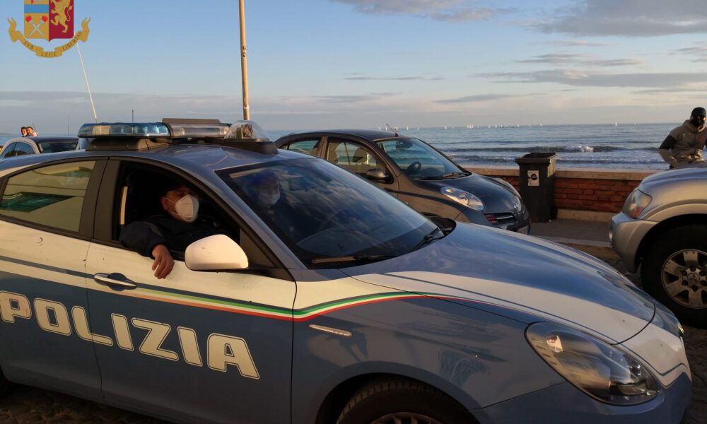 Rapina gioielleria Anzio e l'intervento della Polizia