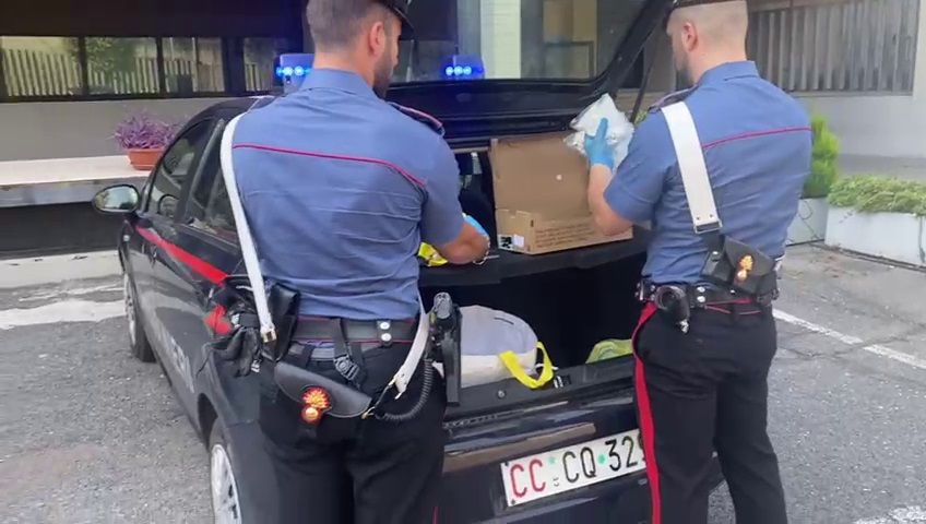 Controlli antidroga dei carabinieri