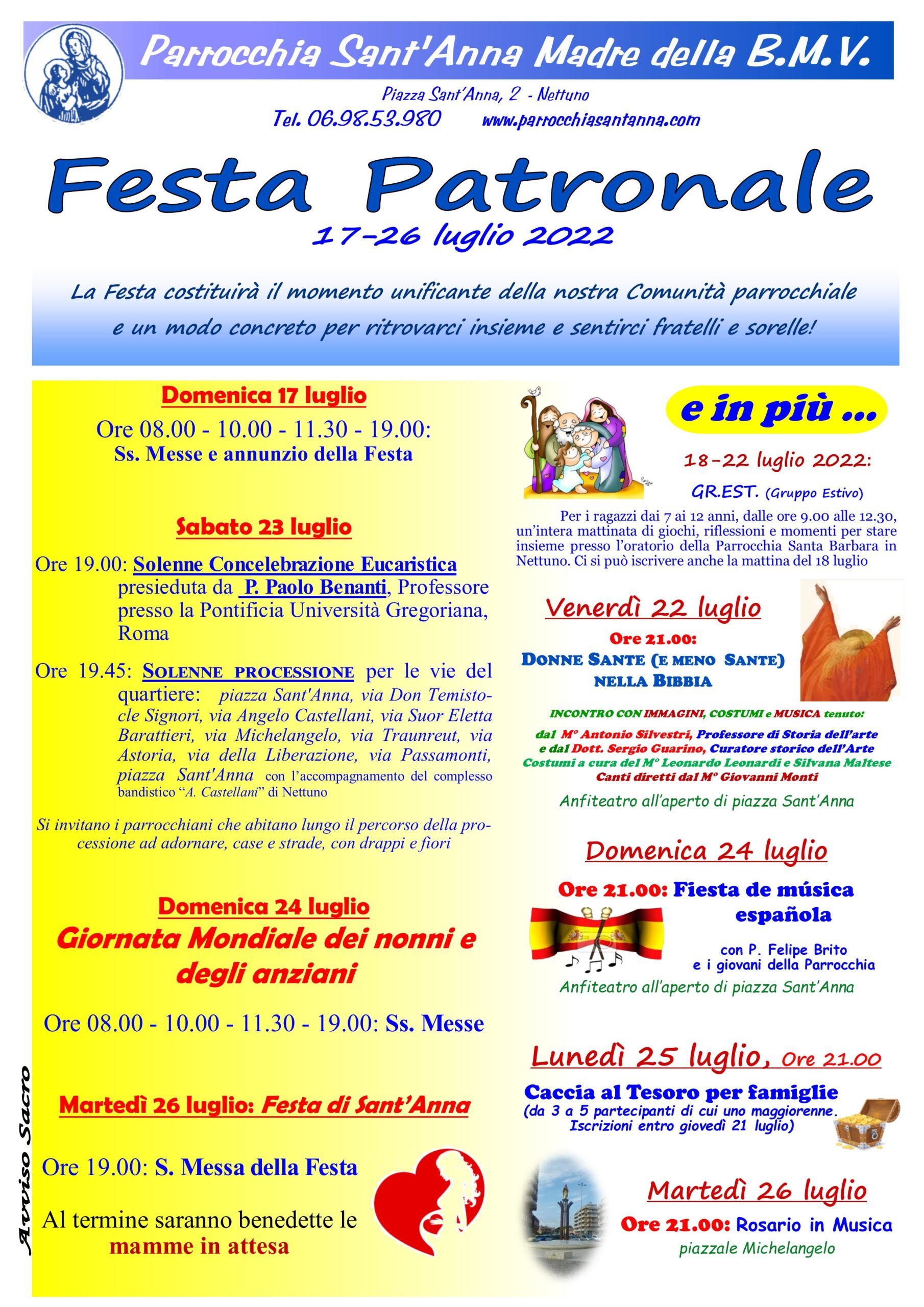 Festa Patronale S. Anna Nettuno