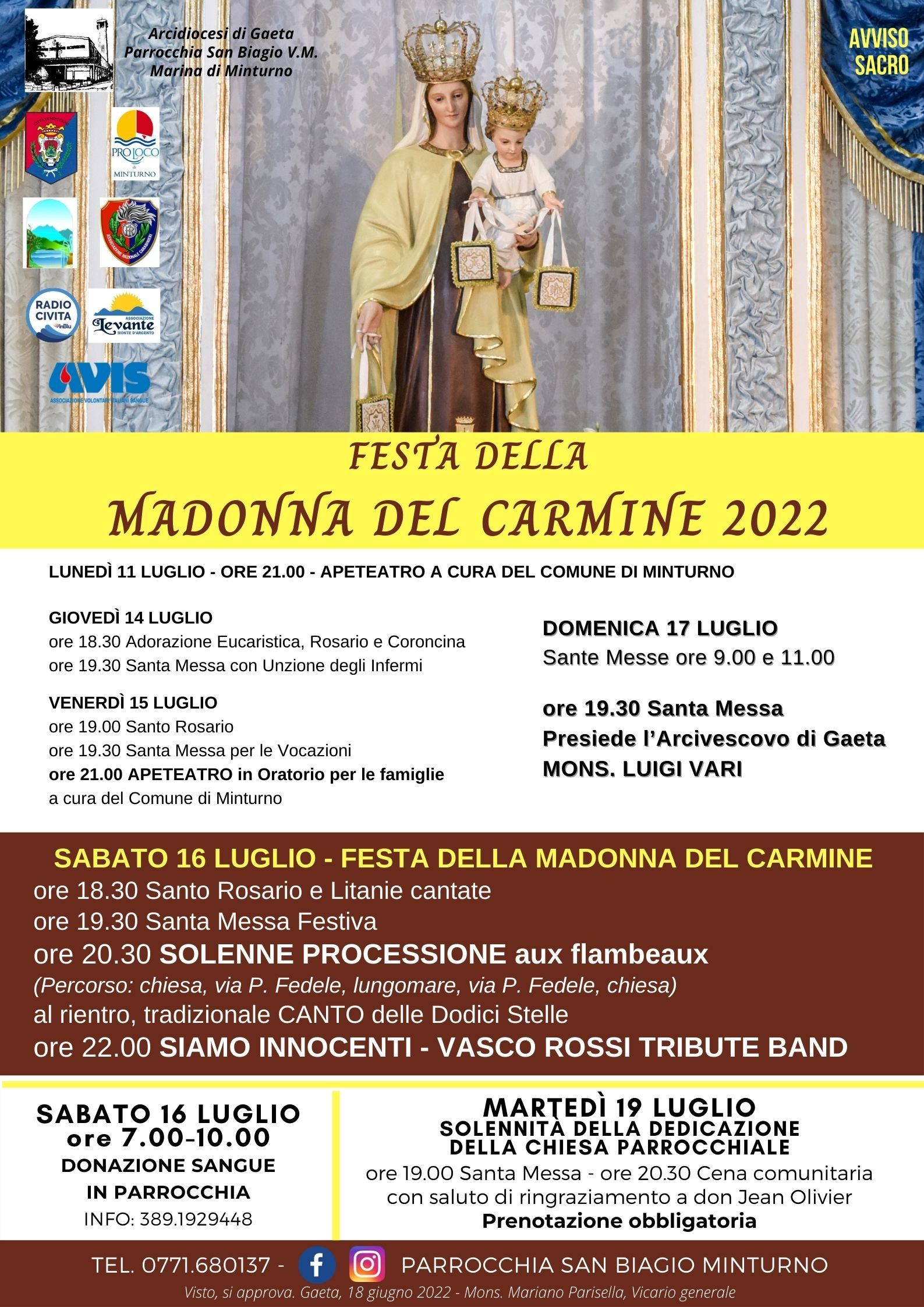 Festa del Carmine 2022