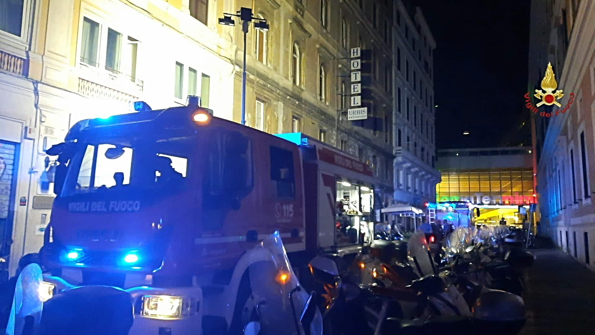 Incendio in un B&B questa notte in via Marghera