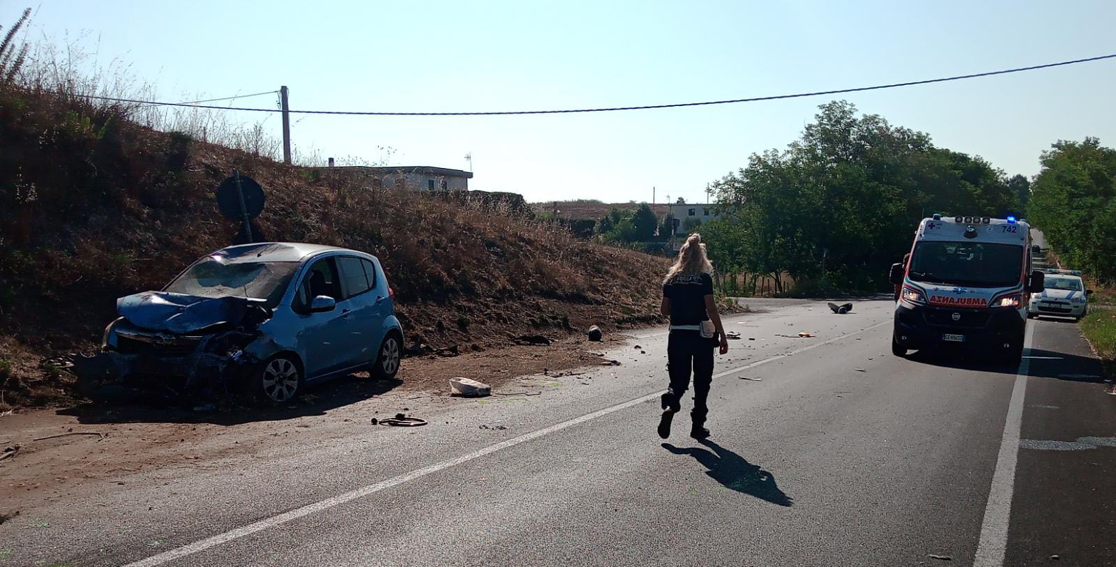 Incidente mortale Pomezia Ardea Via Pontina Vecchia