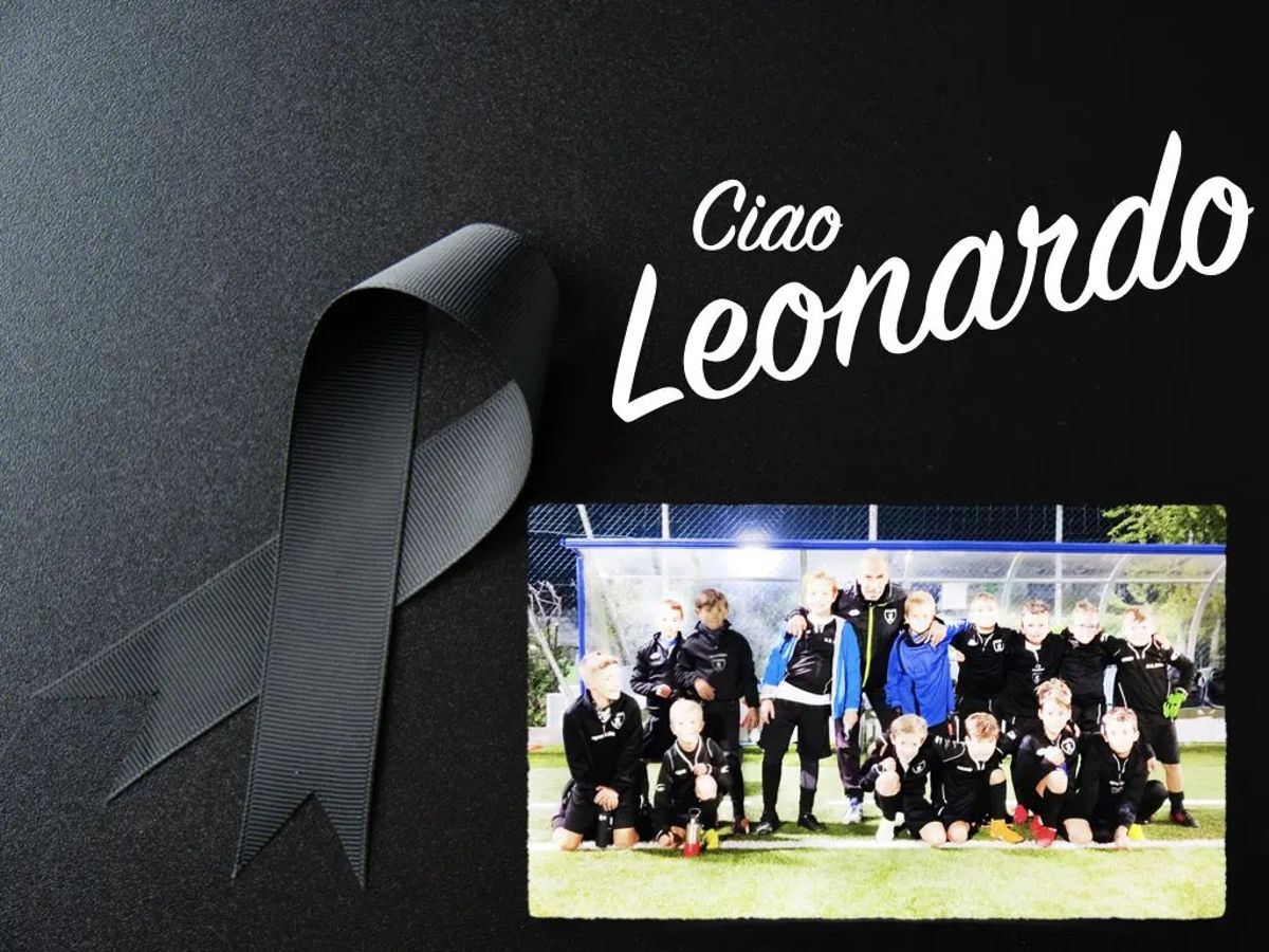 Post facebook società Malo calcio dove giocava il piccolo Leonardo Zanon