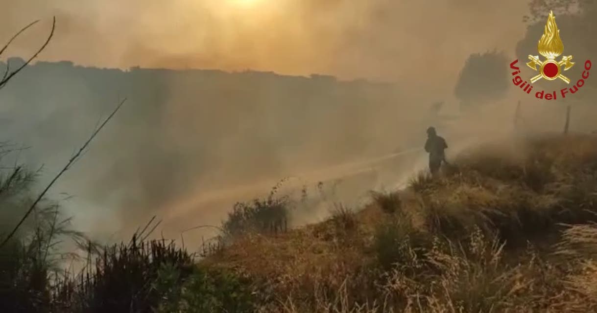 Roma incendi e caos ovunque