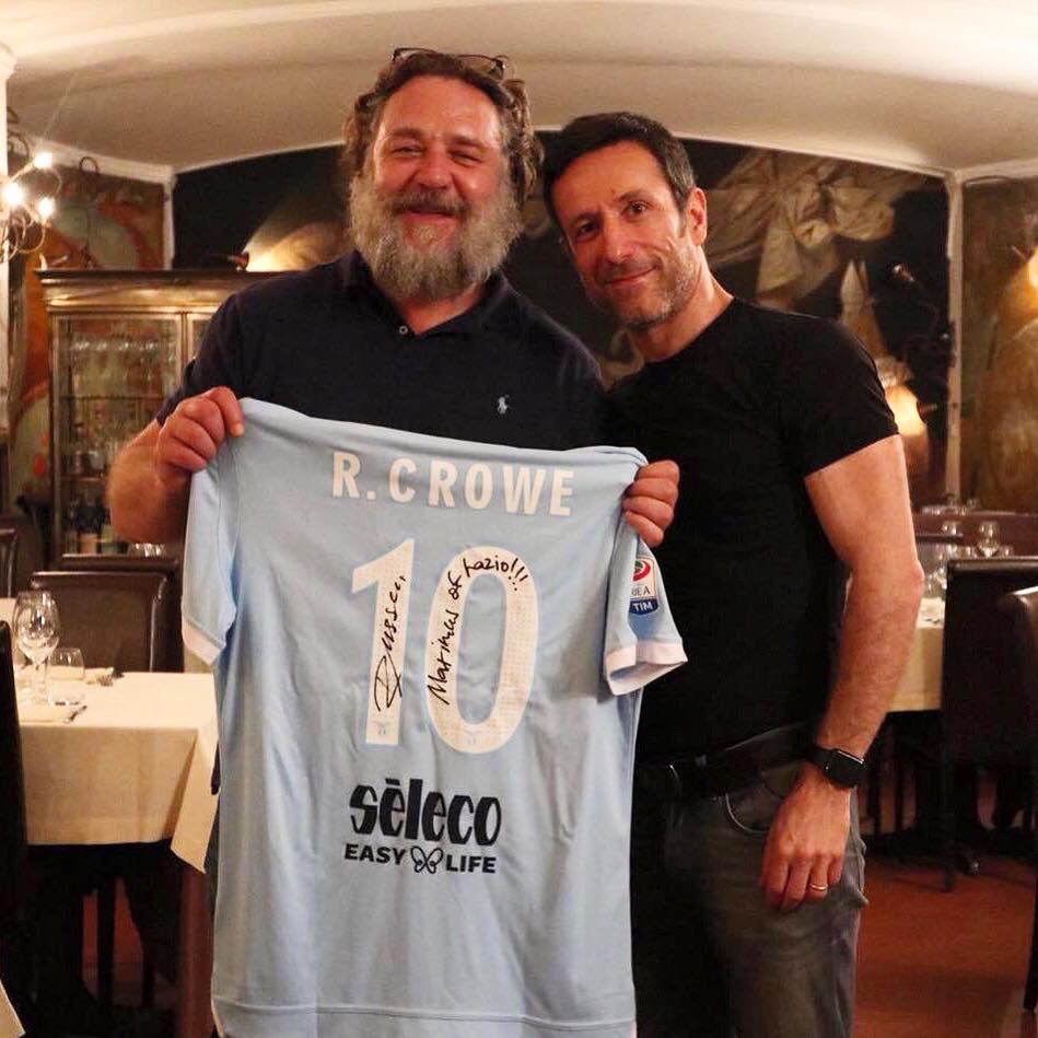 Russell Crowe della Lazio