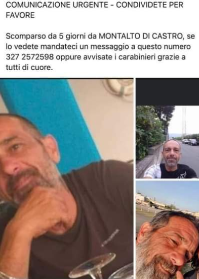 Uomo scomparso