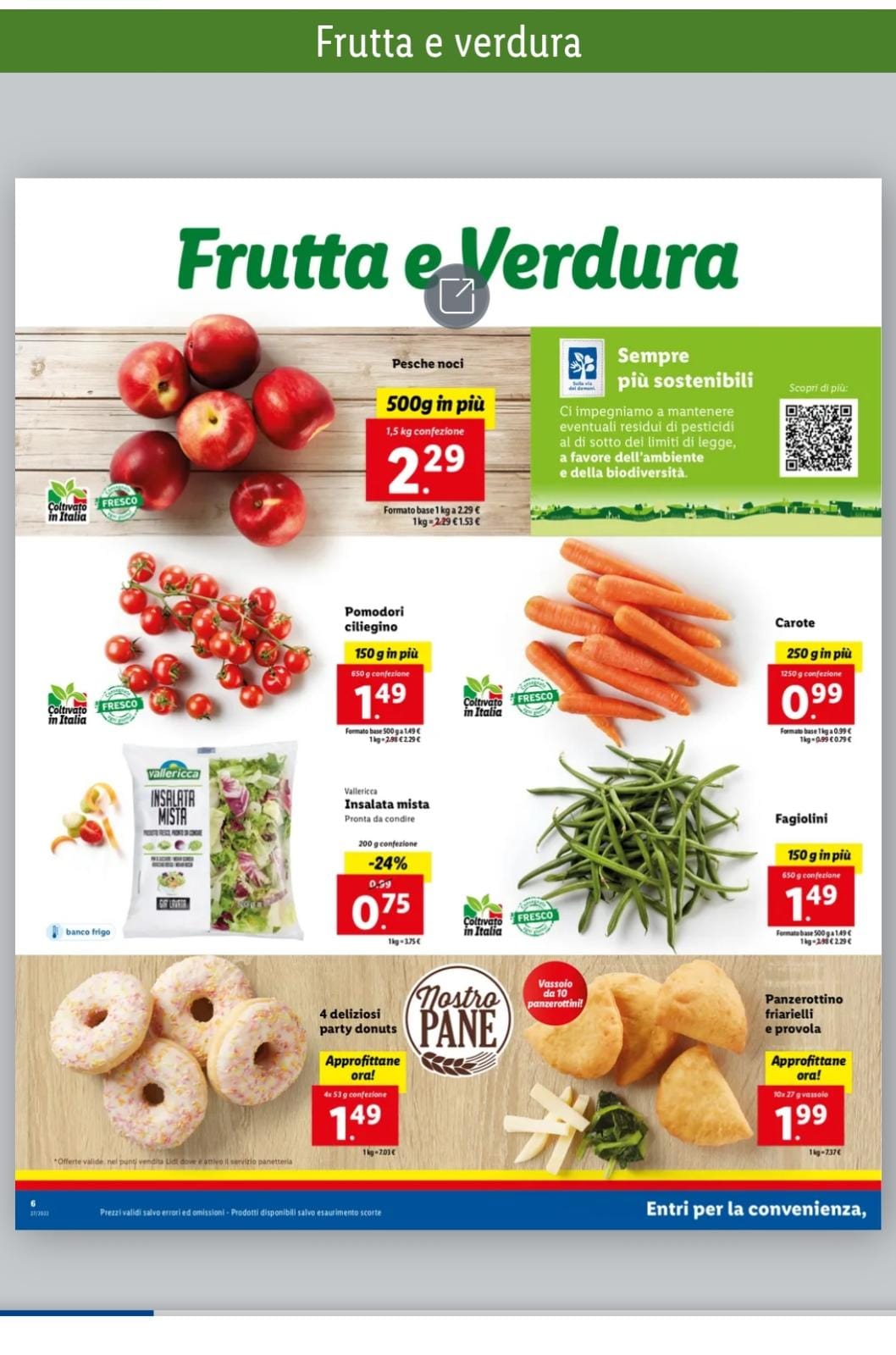 Banco frutta e verdura 