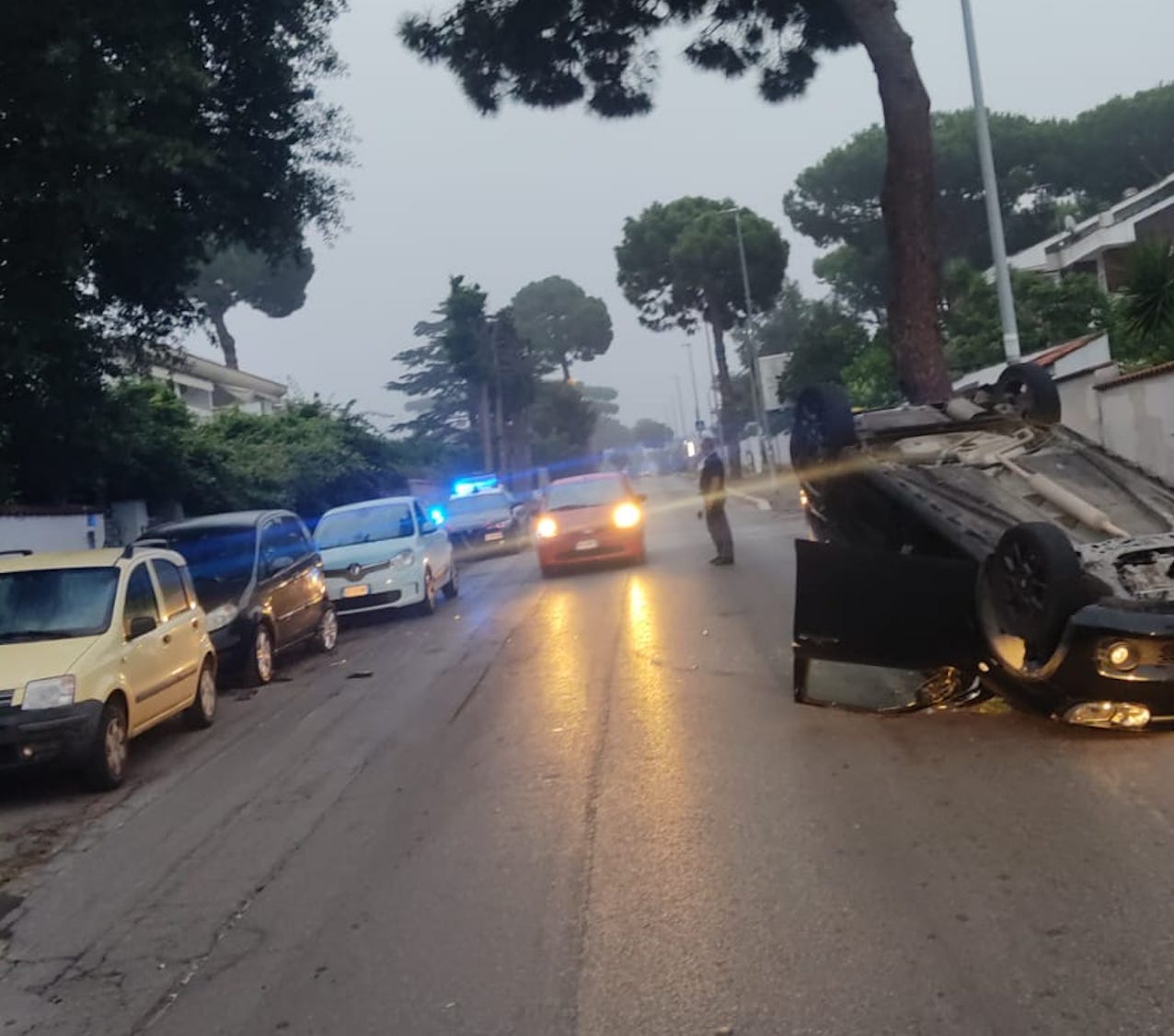 Anzio, incidente ragazza nella notte