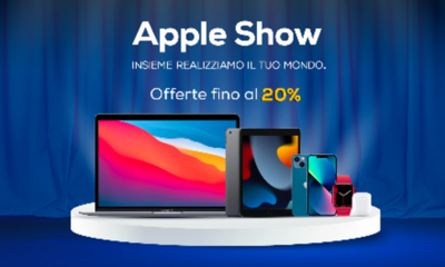Apple Show Euronics copertina sconti ipad e iphone fino al 20 luglio