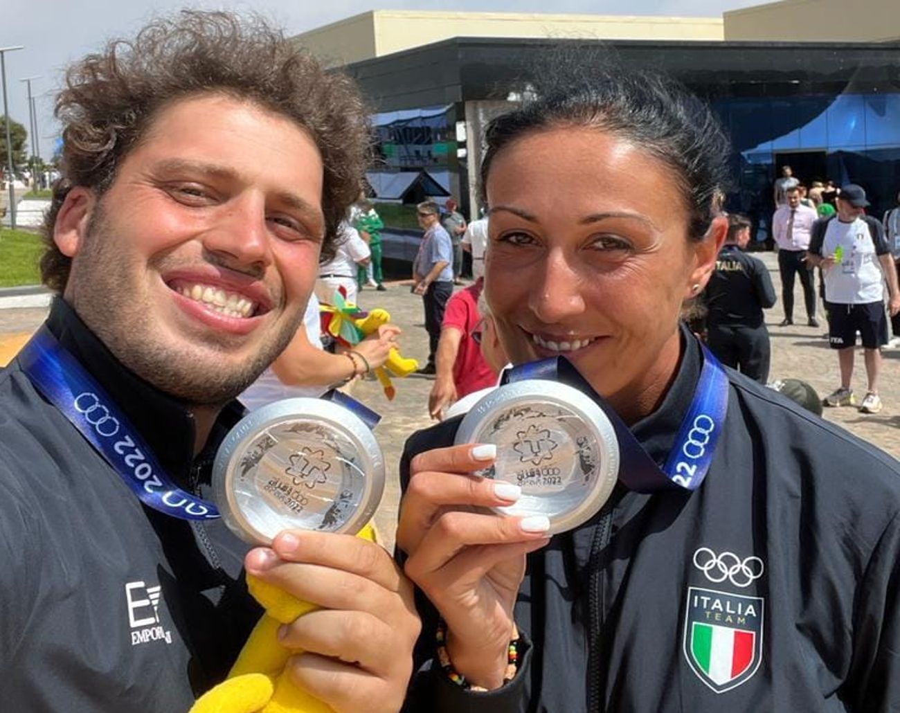 Tammaro Cassandro e Diana Bacosi medaglia d'argento a Orano 2022