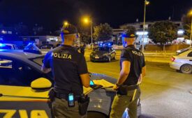 Controlli Polizia a Piazza dei Condottieri