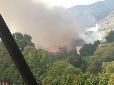 Incendio Tivoli ora