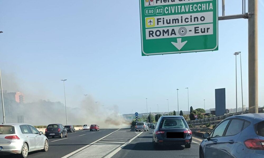 incendio Grande Raccordo Anulare