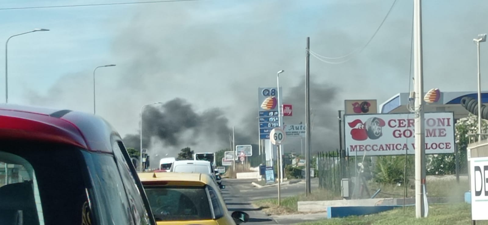 incendio Pomezia-Torvaianica