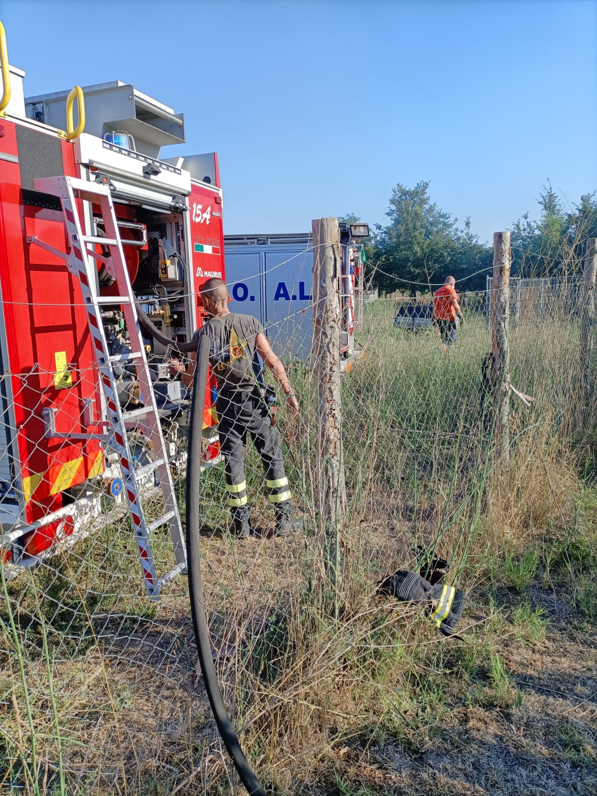 incendio Pomezia-Torvaianica