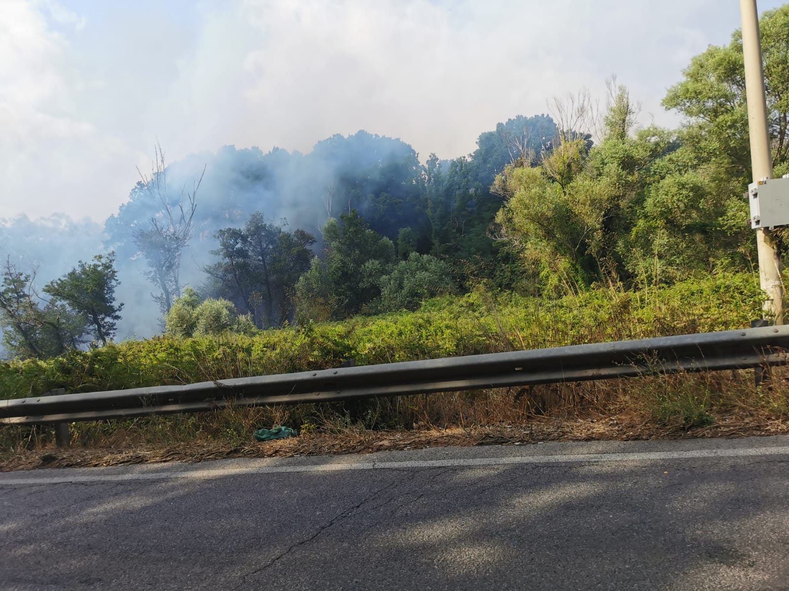 incendio Pratica di Mare