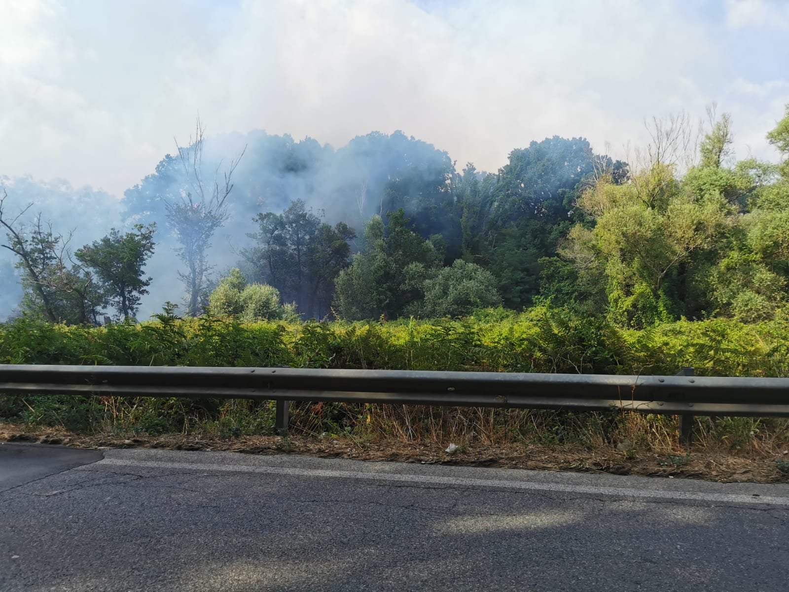 incendio Pratica di Mare