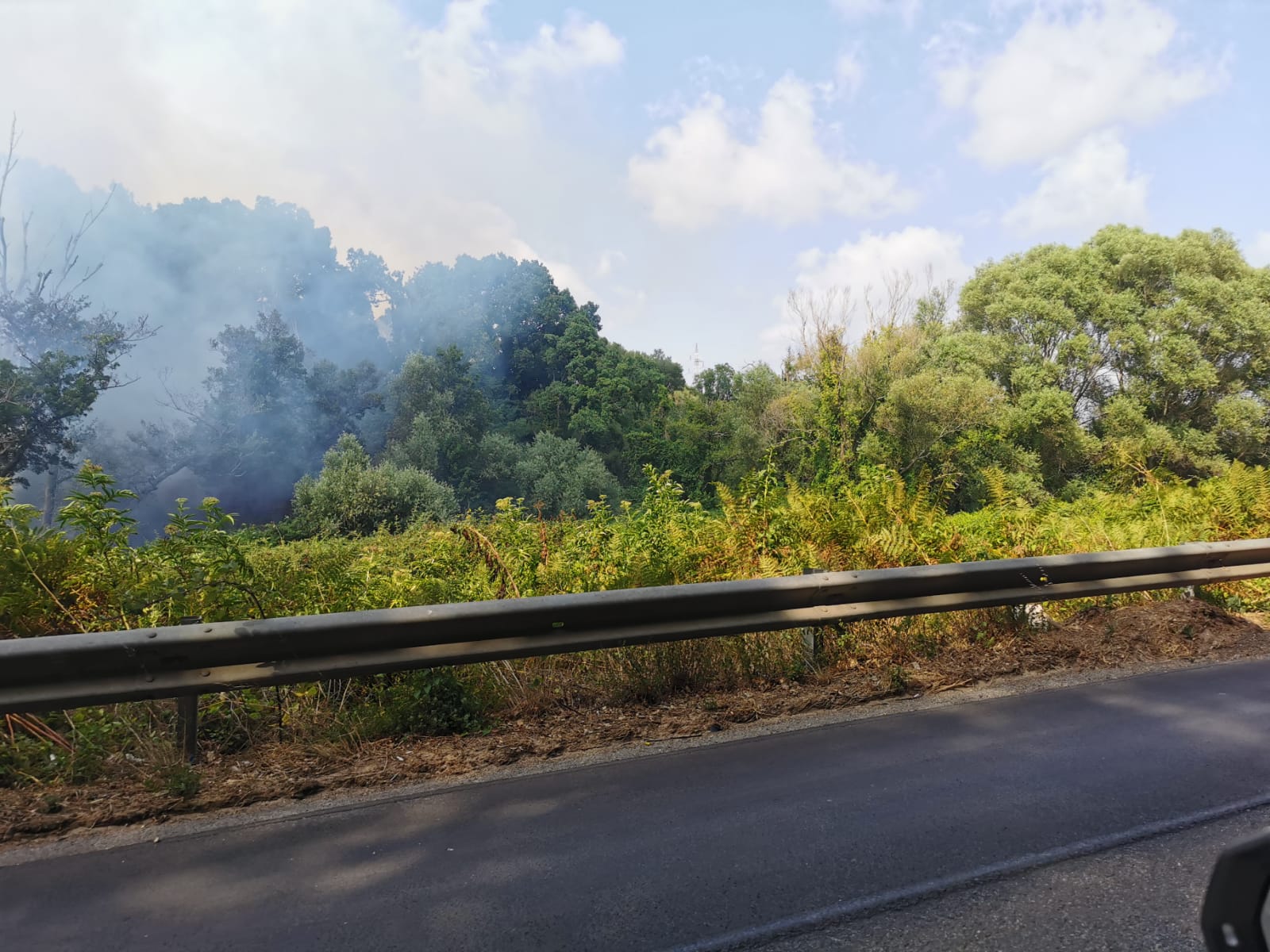 incendio Pratica di Mare