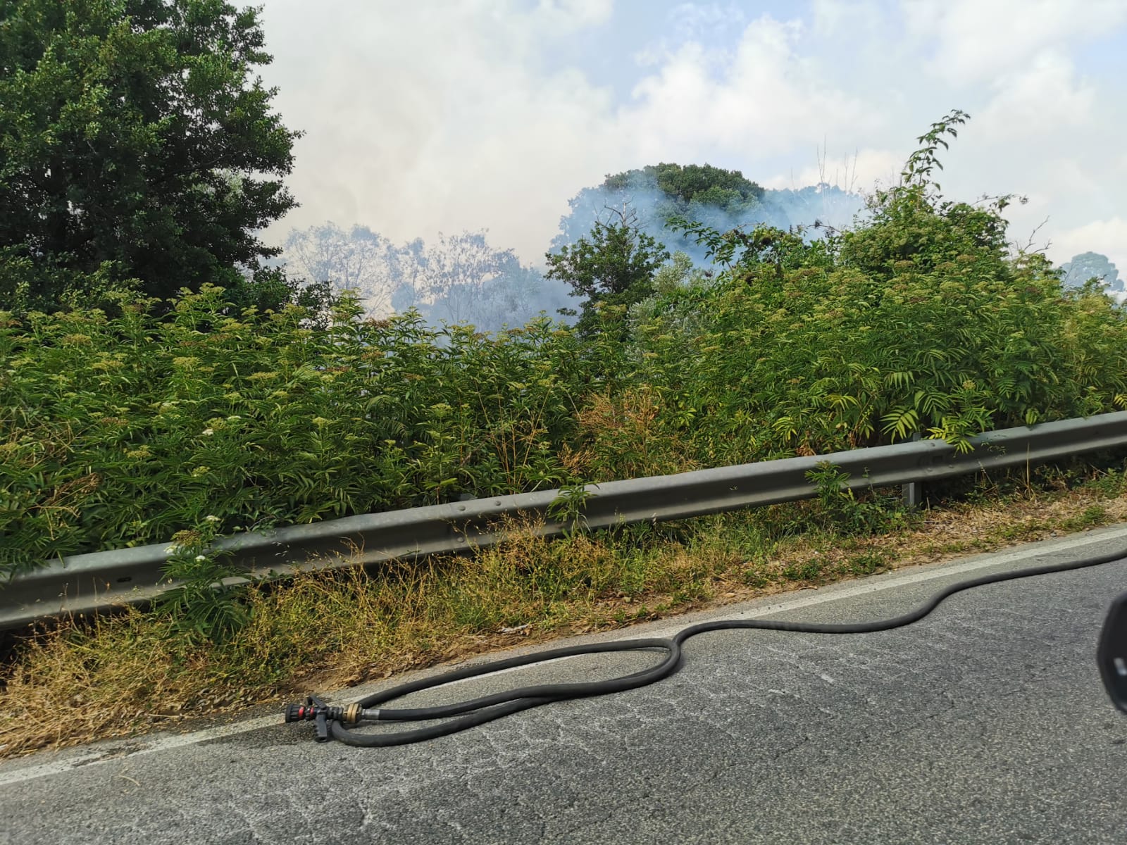 incendio Pratica di Mare