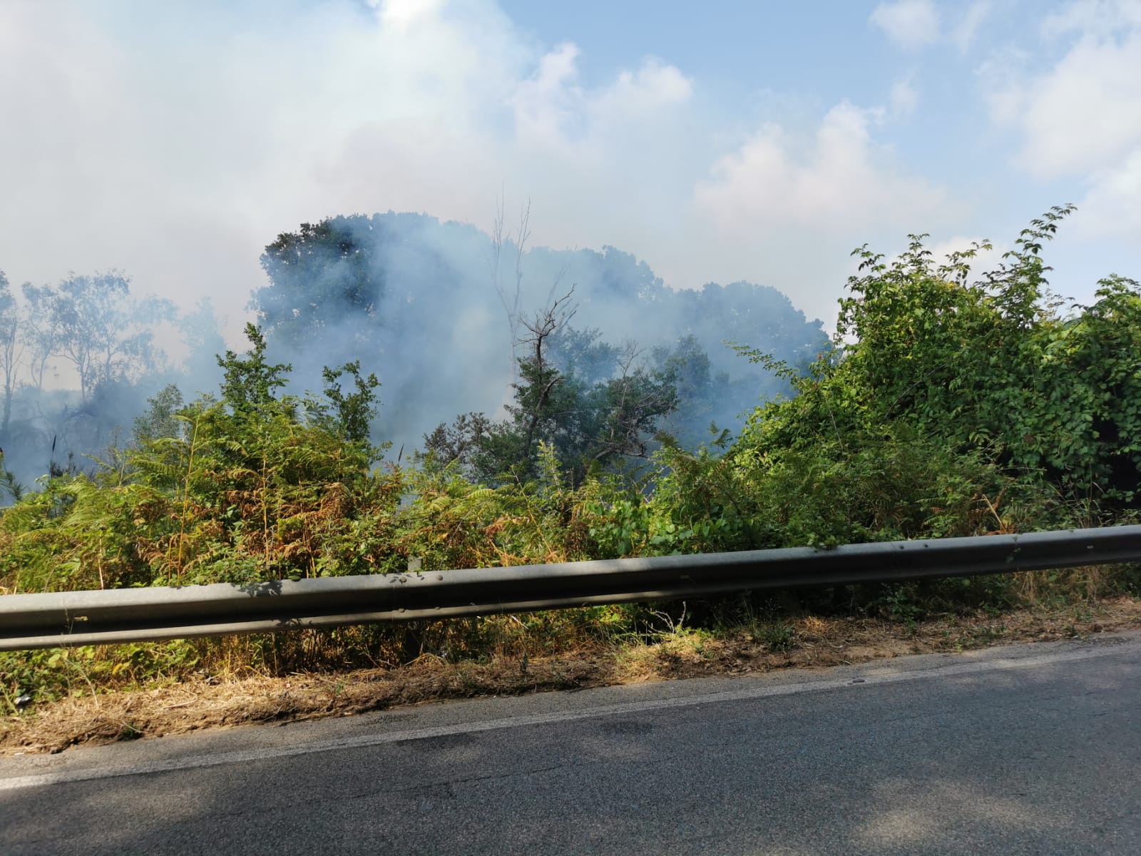 incendio Pratica di Mare